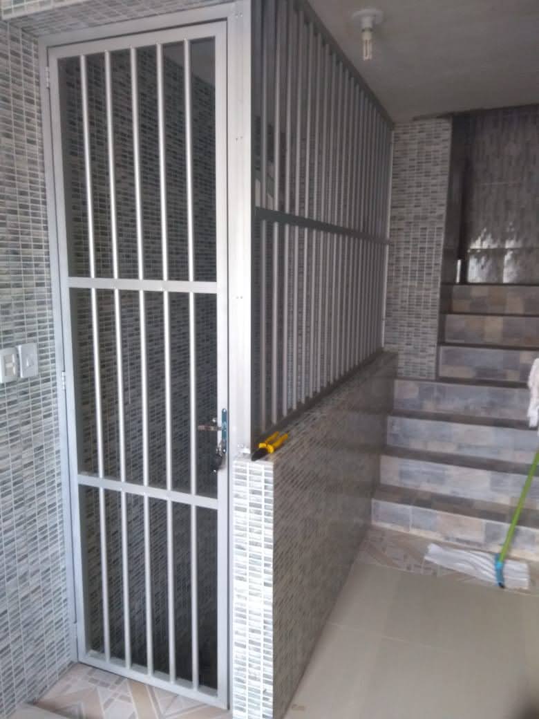 Fechamento de Área em Alumínio Fosco