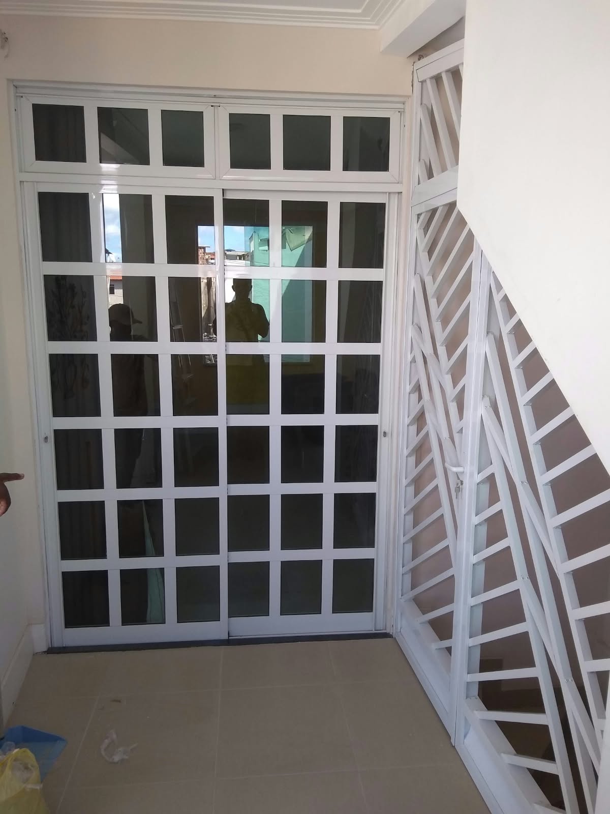 Porta de Correr em Alumínio e Vidro